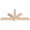 Ekena Millwork Redmond Smooth Timber Gable Bracket, Douglas Fir, 84"W x 42"H x 5 1/2"D x 5 1/2"F, 12/12 Pitch GBW084X42X0606RED00SDF - alternate 5